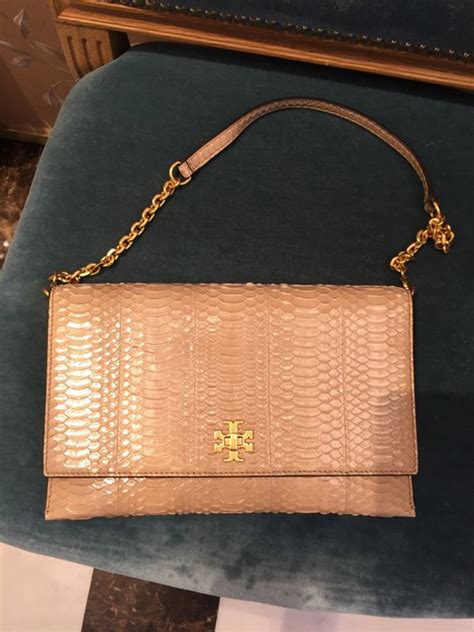 tory burch snakeskin clutch.